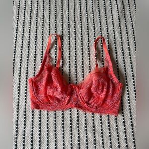 NWOT Skarlett Blue Minx Balconette Bra Orange Lavender 30DD